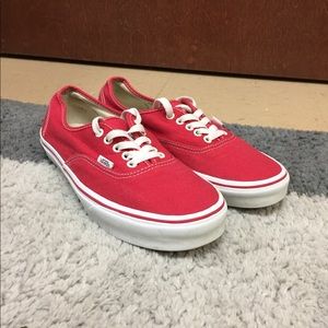 Red Vans